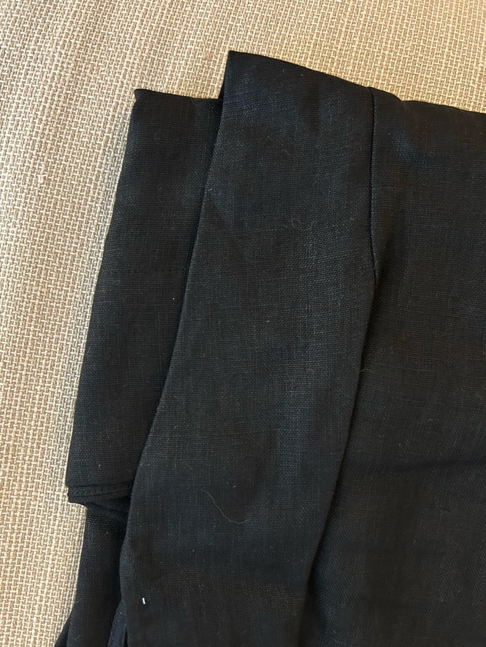 Reformation Cecilia Linen Midi Dress Black Noir French Quiet Lux Minimalist US2 - Picture 8 of 11